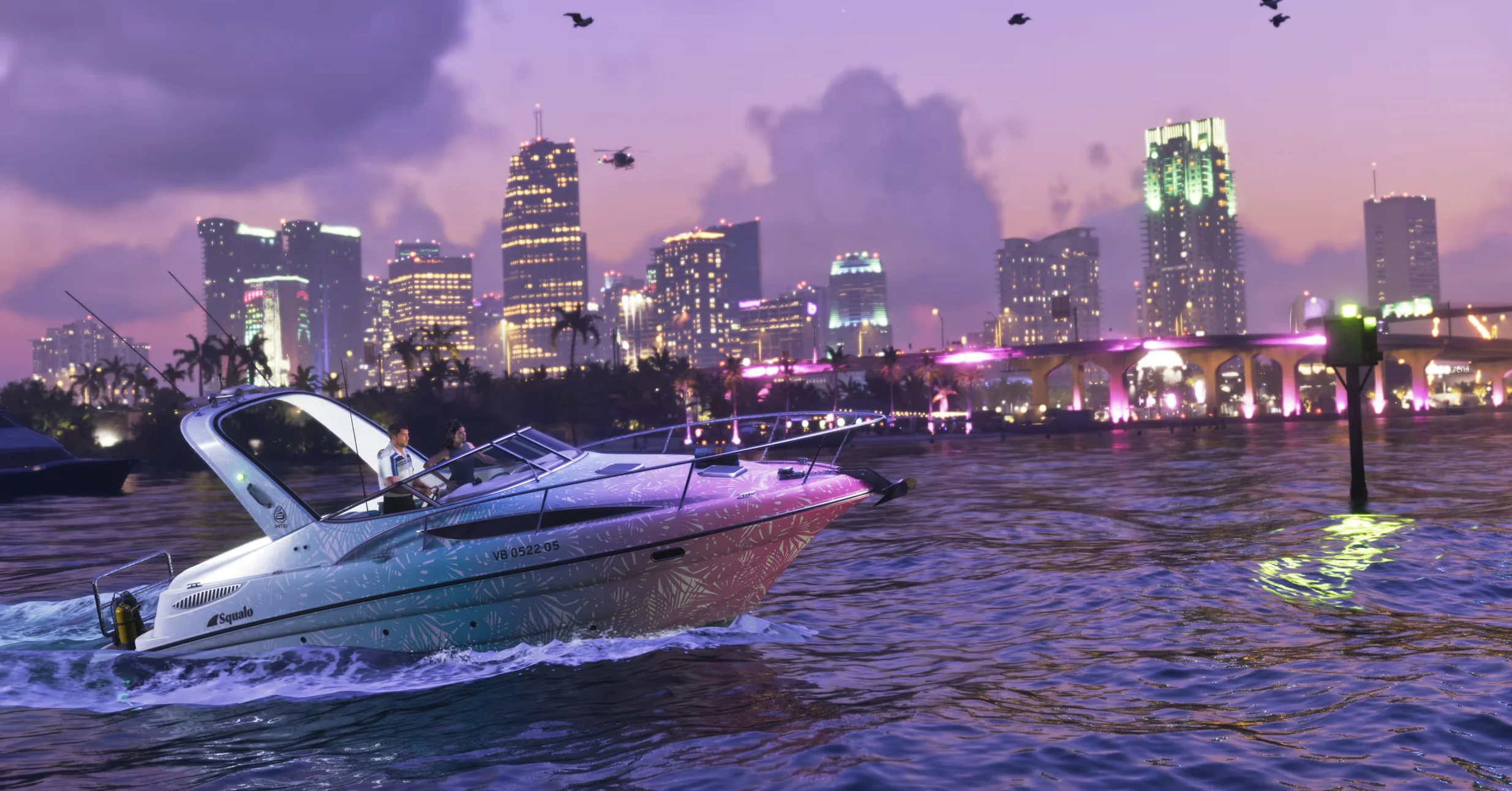 GTA 6 Ultimate Sürüm ile kullanabileceğimiz Shitzu Squalo sürat teknesi.